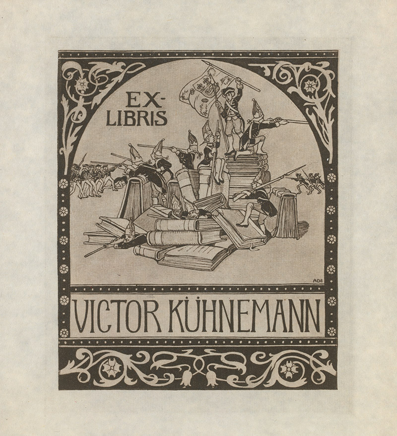 Ade, Elibris für Victor Kühnemann
