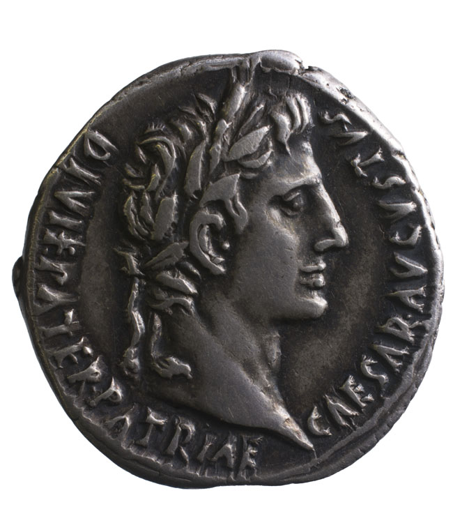 Denar 27 v. Chr. – 14 n. Chr. (Avers)