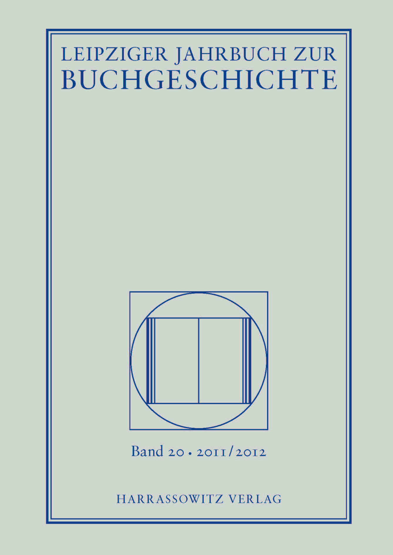 Titelblatt Leipziger Jahrbuch zur Buchgeschichte