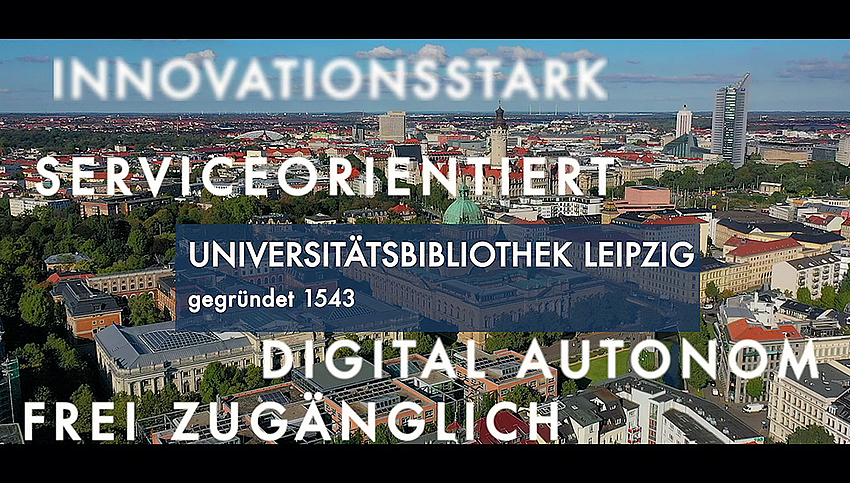 Porträt der Universitätsbibliothek Leipzig auf YouTube