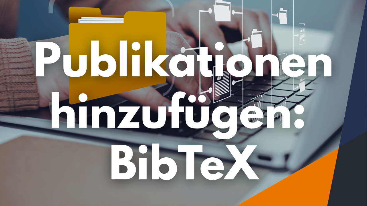 YouTube-Tutorial: Publikationen hinzufügen: BibTeX-Upload