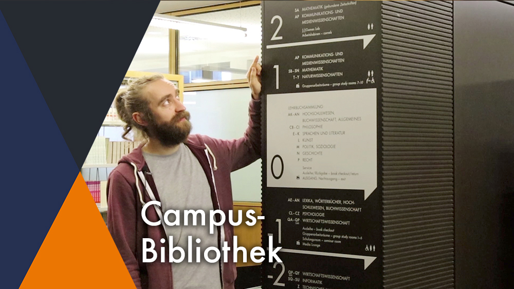 Tour durch die Campus-Bibliothek auf Youtube