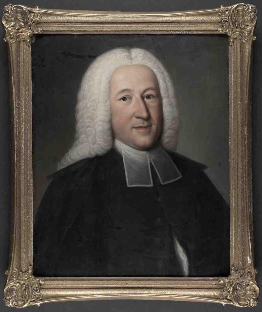 Abb. 3 – Christian Gottlieb Jöcher 1745 (im Alter von 51 Jahren); Kunstsammlung der Universität; Öl auf Kupfer, Maler: Elias Gottlob Haussmann (1695–1774)