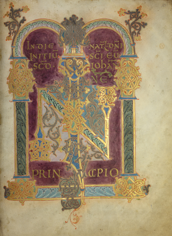 Fig. 6 – Gospel Book, Parchment from Reichenau, late 9th century [Rep. I, 57; fol. 10r-3]