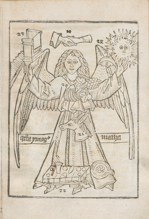 Fig. 7 – Ars memorandi, Block print from southern Germany: unknown printer, around 1465 [Rep. II, 115; fol. 17]