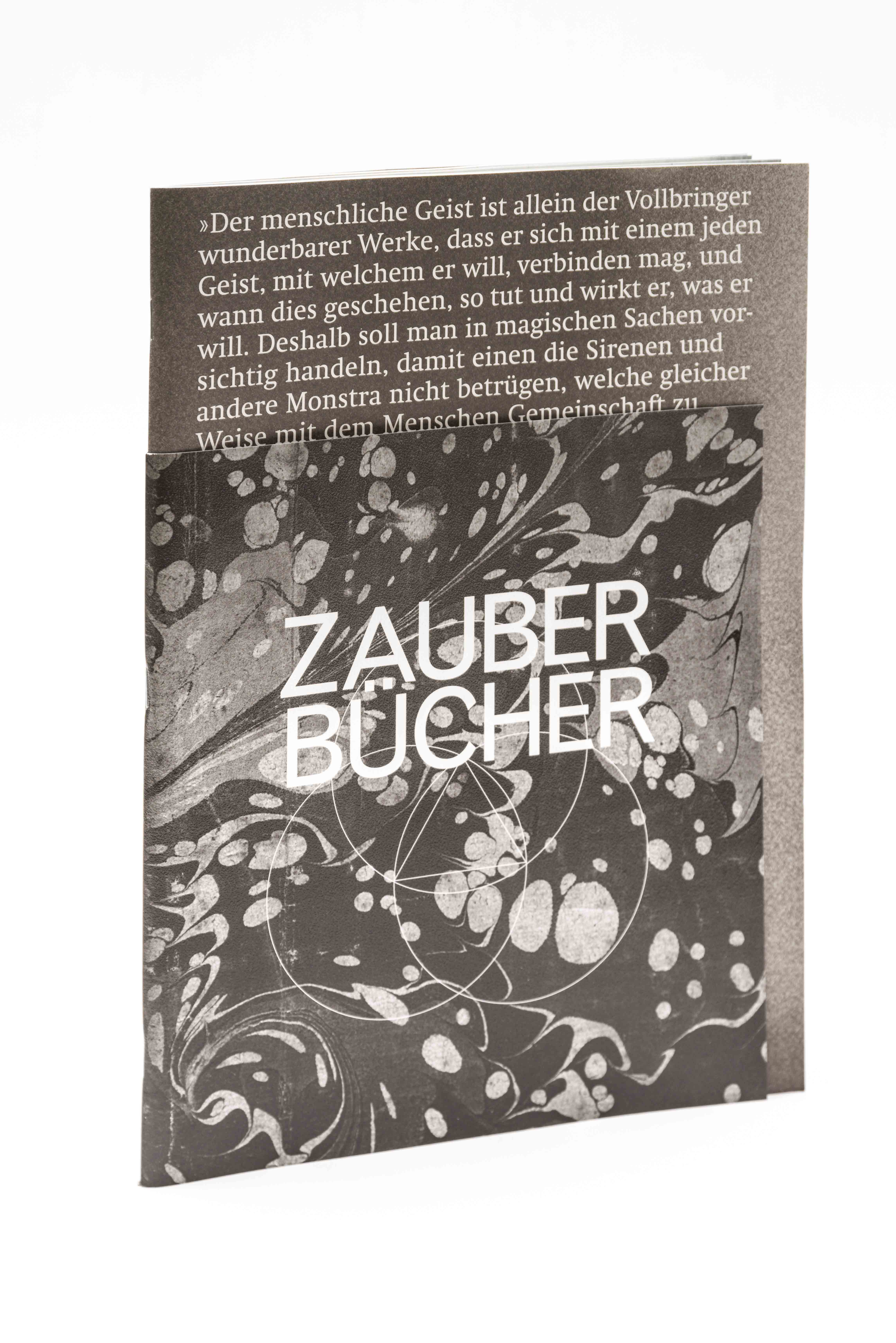 Katalogcover "Zauberbücher. Die Leipziger Magica-Sammlung im Schatten der Frühaufklärung"
