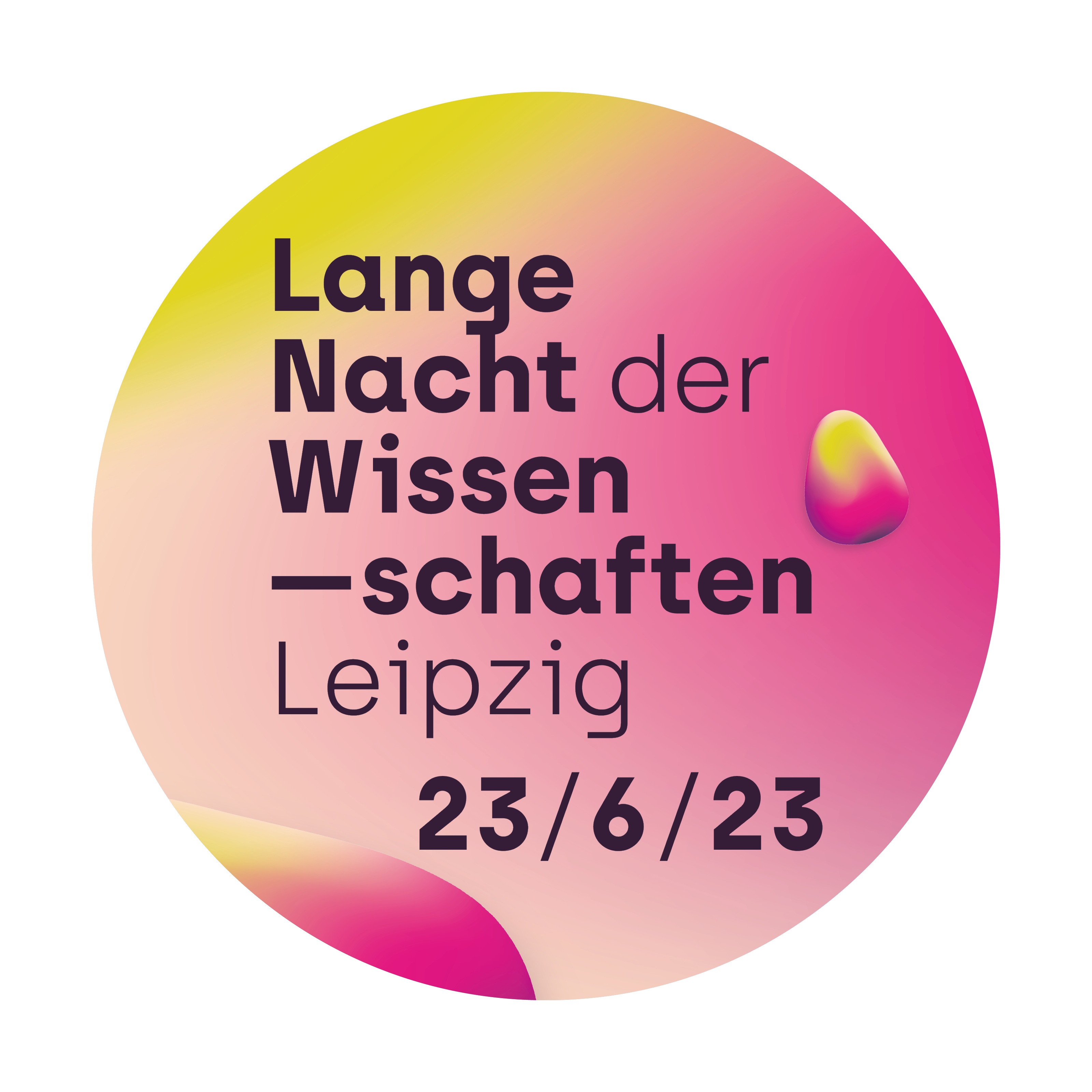 Key Visual "Lange Nacht der Wissenschaften" Leipzig 2023