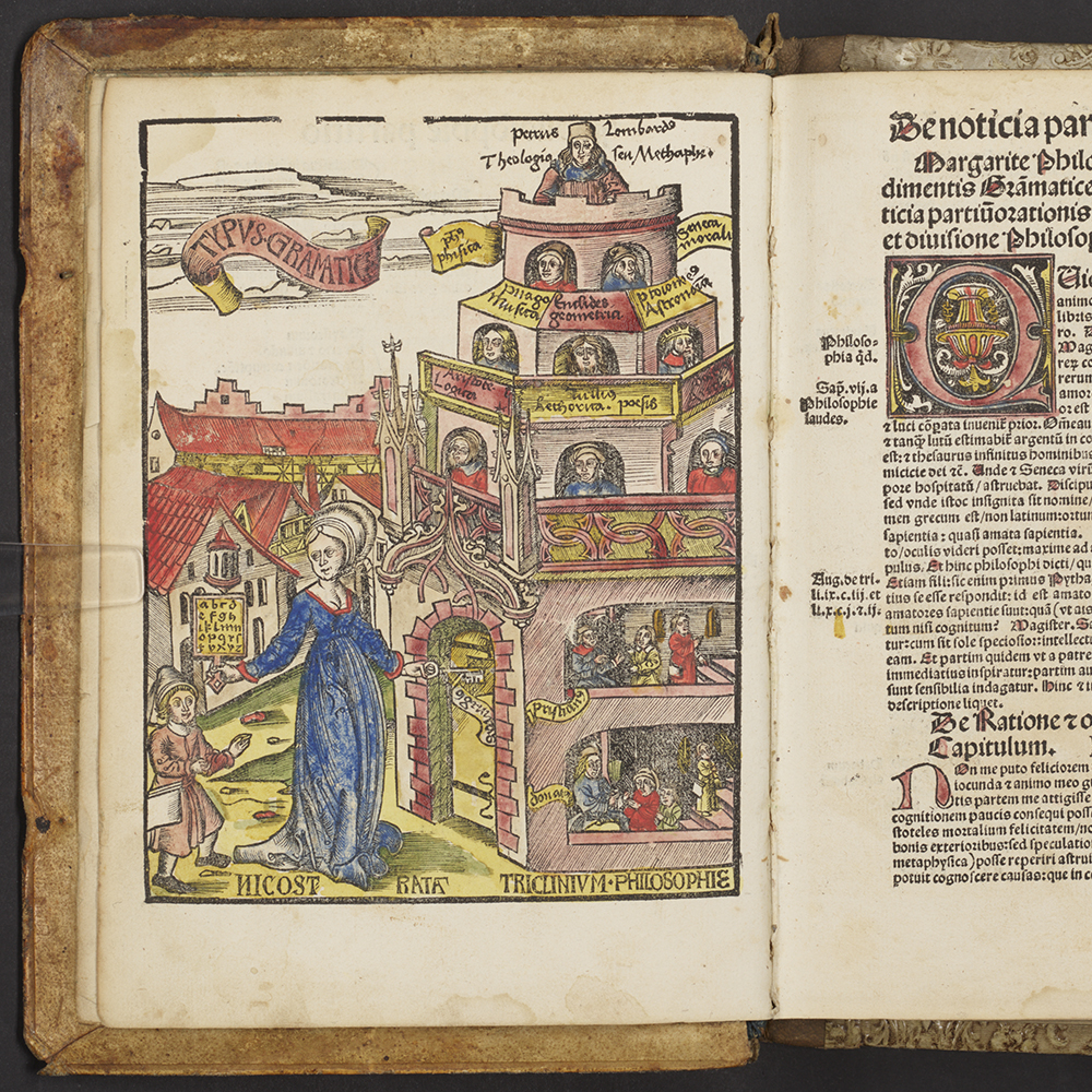 UB Leipzig, Sign.: Allg.Enz.617, Gregor Reisch: Margarita Philosophica, Basel 1517.
