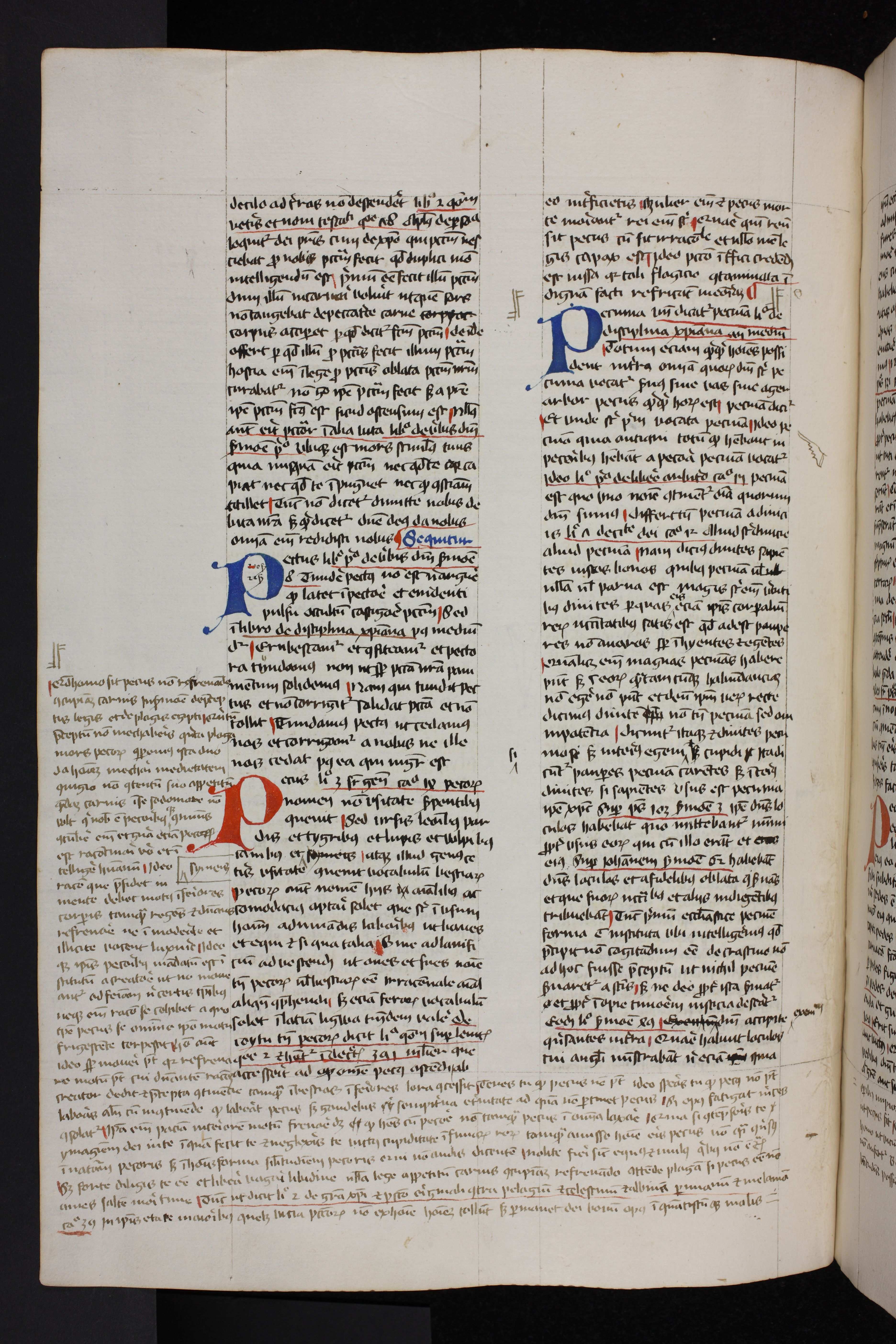 handschriftliche Abschrift mit Bearbeitungsvermerken