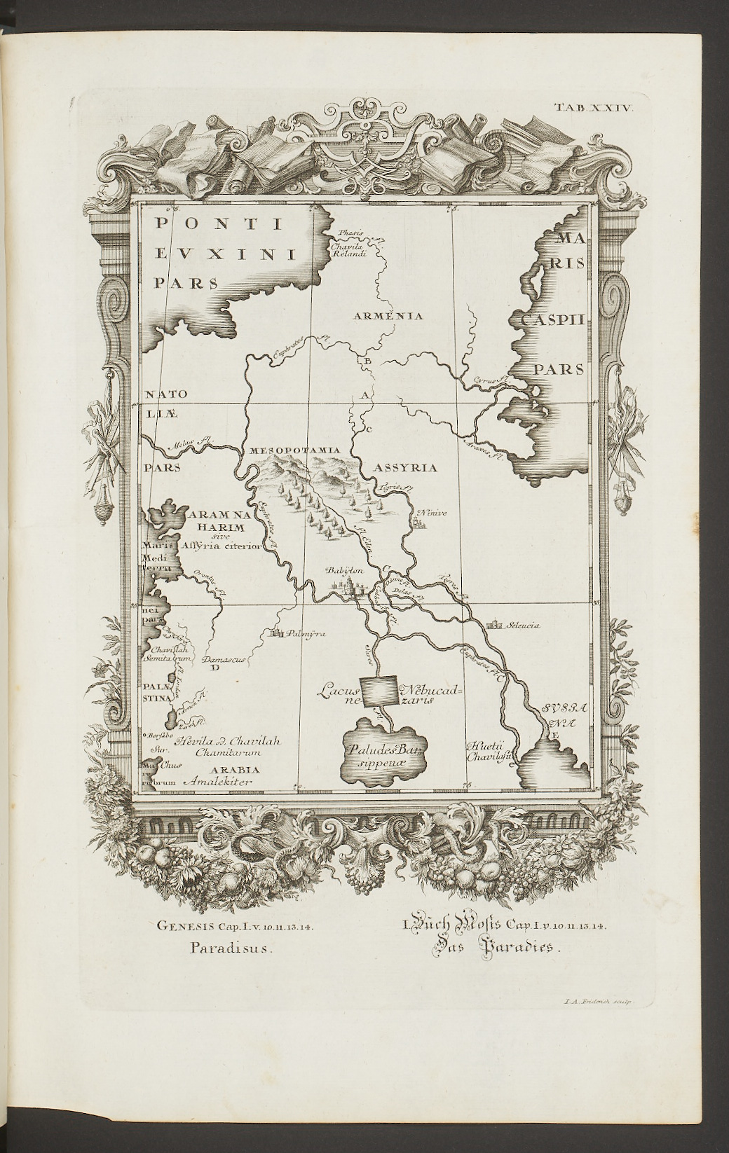 Karte von Mesopotamien