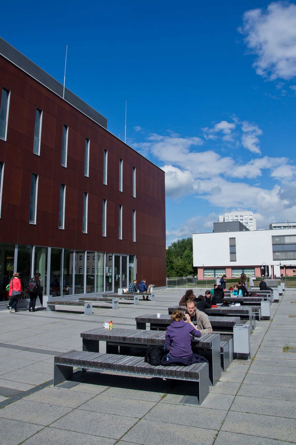 Bibliothek Veterinärmedizin Eingangsbereich