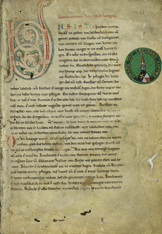 Donaueschingen 63, fol. 1r