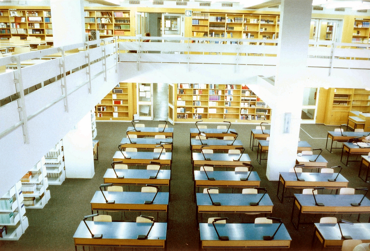 "Zweigstelle 1" der Universitätsbibliothek Leipzig, ca. 1990