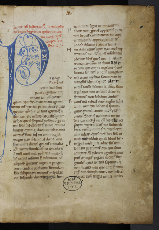 Leipzig, UB, Ms 1306