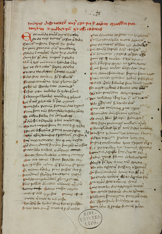 Leipzig, UB, Ms 803